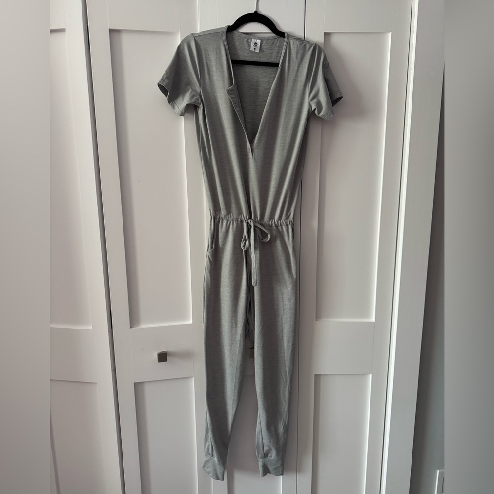 Senita Athletics Charcoal Jumpsuit